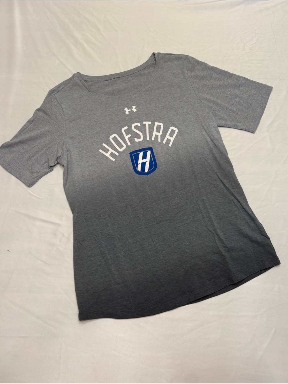 Hofstra University Under Armour Tee Fade Gray